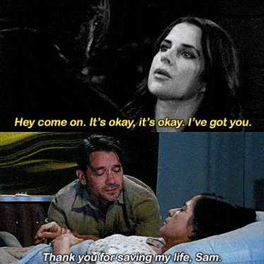 General Hospital Sam And Dante GIF