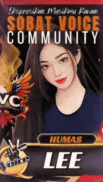 a poster that says ' humas lee ' at the top