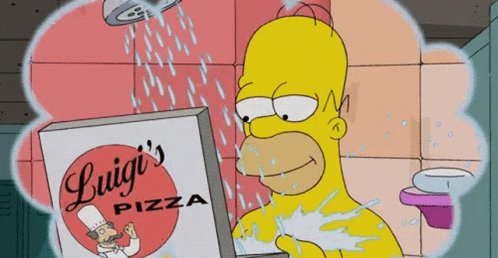 The Simpsons Homer Simpson GIF - The Simpsons Homer Simpson Pizza GIFs