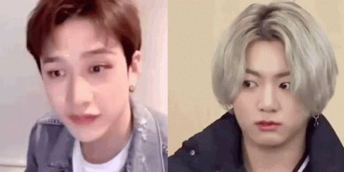 Jungkook Confused Bangchan Confused GIF - Jungkook Confused Bangchan Confused Vmicutk GIFs