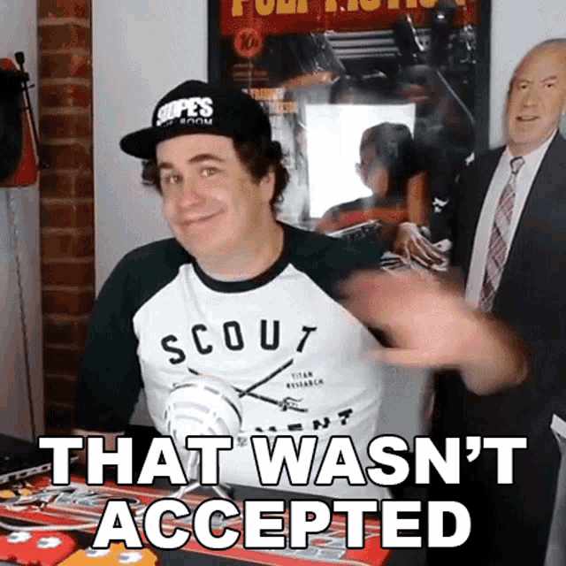 That Wasnt Accepted Daniel Ibbertson GIF - That Wasnt Accepted Daniel Ibbertson Dj Slope GIFs