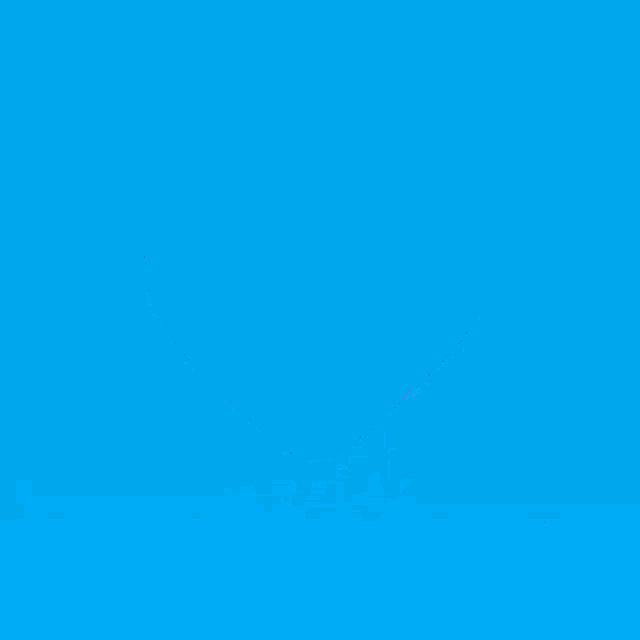 a purple heart with a pink border is on a blue background