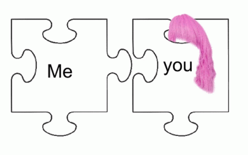 Puzzle Pink Hair Puzzle GIF - Puzzle Pink Hair Puzzle Me You Tonight Puzzle GIFs
