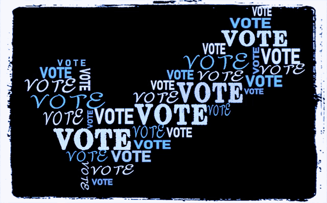 Vote Grunge GIF - Vote Grunge Vote Blue GIFs