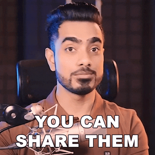 You Can Share Them Piximperfect GIF - You Can Share Them Piximperfect I Encourage You To Share Them GIFs