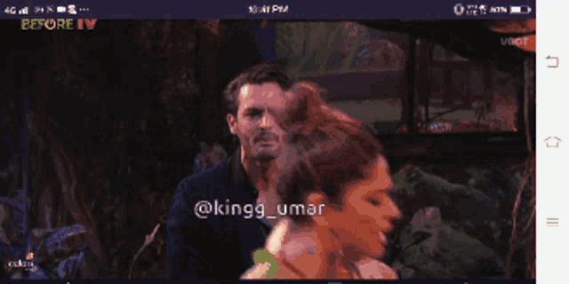 a screenshot of a tv show called before iv on a phone