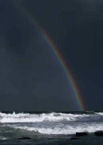 Rainbow From Http://Headlikeanorange.Tumblr.Com/ GIF - Rainbow Ocean Headlikeanorange GIFs