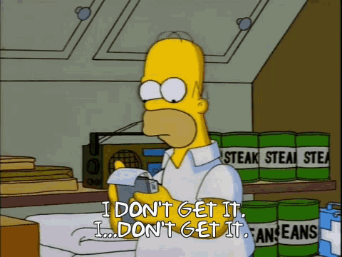 Simpsons I Dont Get It GIF - Simpsons I Dont Get It Homer GIFs
