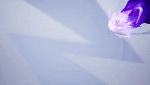a cartoon character with a purple cape and hood