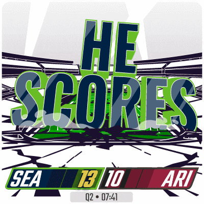 the seahawks scored 13 to 10 against the ari