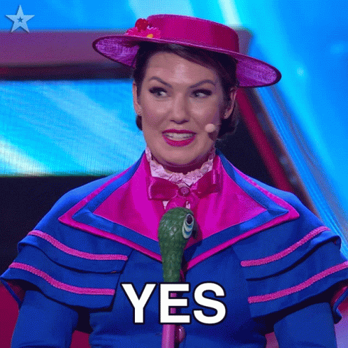 Yes Mary P GIF - Yes Mary P Britains Got Talent GIFs