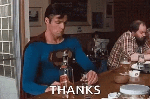 Superman Superman Day GIF - Superman Superman Day Drinking GIFs