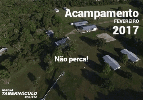 an aerial view of a campamento in 2017