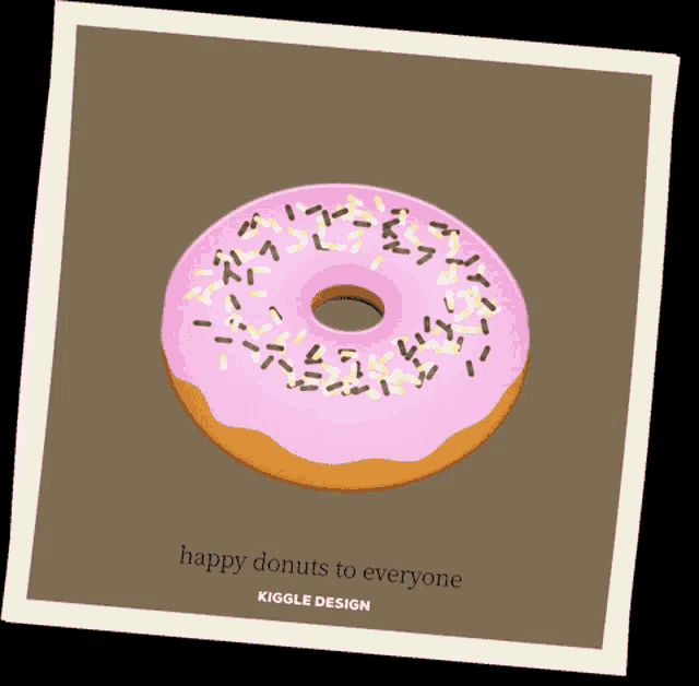 Happy Donuts To Everyone Donuts GIF
