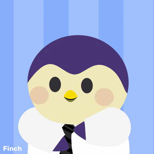 a picture of a penguin with the words dashing written above it