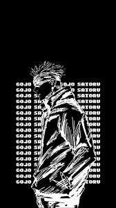 a black and white drawing of a man standing in front of a black background with a lot of words on it .