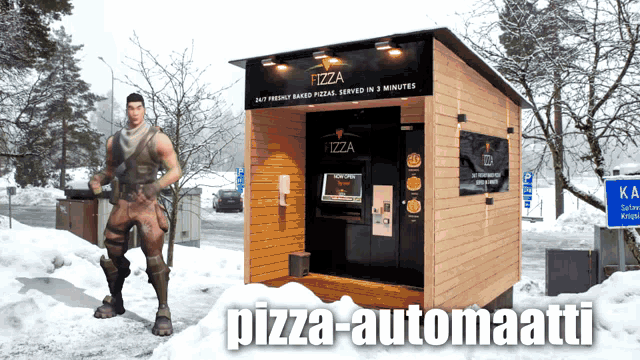 Pizzaautomaatti Vending Machine GIF