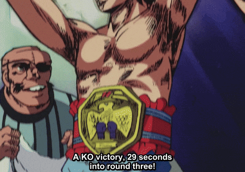 a ko victory 29 seconds into round three is displayed in a cartoon