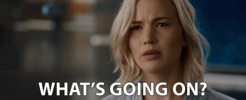 Whats Going On Jennifer Lawrence GIF - Whats Going On Jennifer Lawrence Aurora Lane GIFs