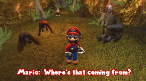 Smg4 Mario GIF - Smg4 Mario Wheres That Coming From GIFs