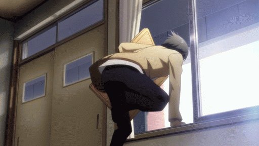 Done. So Done GIF - Anime Jump Out The Window GIFs