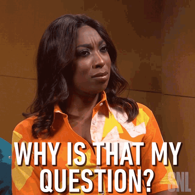 Why Is That My Question Ego Nwodim GIF - Why Is That My Question Ego Nwodim Saturday Night Live GIFs
