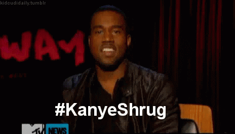 Kanye West Kanye Shrug GIF - Kanye West Kanye Shrug Idk GIFs