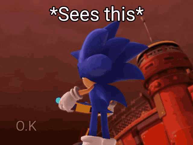 Sonic Sonic The Hedgehog GIF - Sonic Sonic The Hedgehog Sonic Reaction GIFs