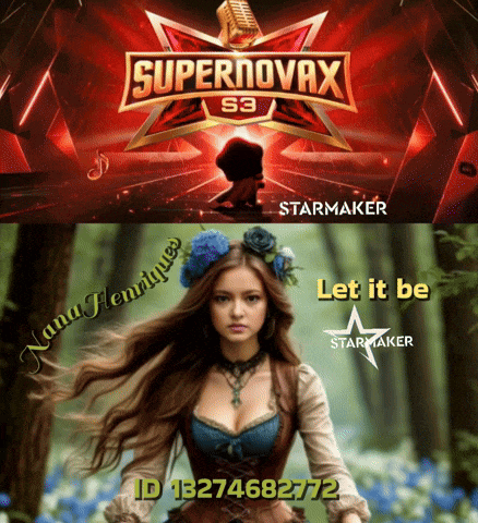 a poster for supernovax s3 starmaker and a picture of a woman