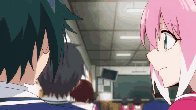 Anime Munou Na Nana GIF - Anime Munou Na Nana School GIFs
