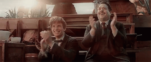 Fantastic Beasts Fantastic Beasts And Where To Find Them GIF - Fantastic Beasts Fantastic Beasts And Where To Find Them Clapping GIFs