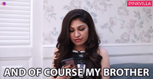 And Of Course My Brother Tulsi Kumar GIF - And Of Course My Brother Tulsi Kumar Pinkvilla GIFs
