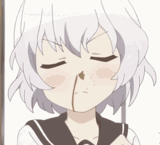 Anime Snot From Nose GIF - Anime Snot From Nose Blow Your Nose GIFs