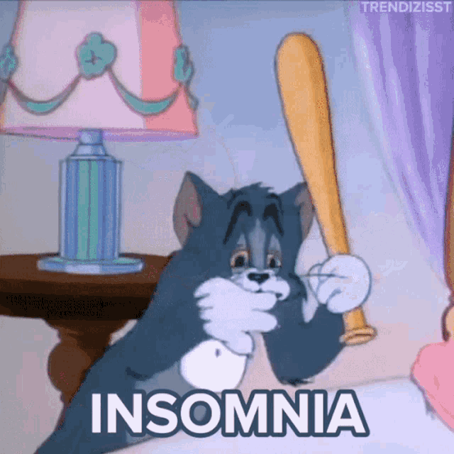 Insomnia Tired GIF - Insomnia Tired Tom And Jerry GIFs