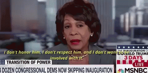 Maxine Waters GIF - Maxine Waters Dont Honor Him Dont Respect Him GIFs