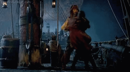 Johnny Depp Pirates Of The Caribbean GIF - Johnny Depp Pirates Of The Caribbean Captain Jack Sparrow GIFs