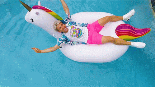 Chilling In The Pool Stephen Sharer GIF - Chilling In The Pool Stephen Sharer Slushie GIFs