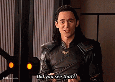 Loki Did You See That GIF - Loki Did You See That Tom Hiddleston GIFs