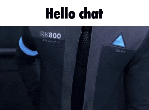 Connor Detroit Become Human GIF - Connor Detroit Become Human Hello Chat GIFs