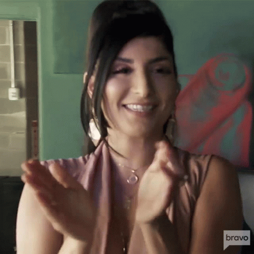 Clapping Destiney Rose GIF - Clapping Destiney Rose Shahs Of Sunset GIFs