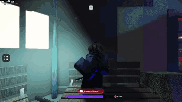 a screenshot of a video game with a spectate round button