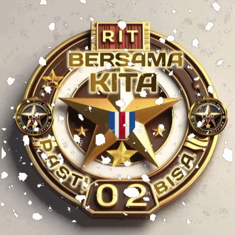 a badge that says " bersama kita " on it