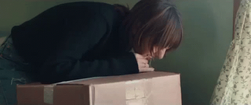Trying To Open Box Bite GIF - Trying To Open Box Bite Unboxing GIFs