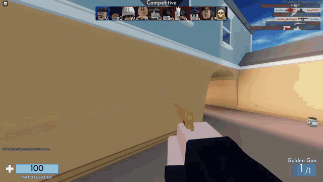 a screenshot of a video game with the word competitive on the top left