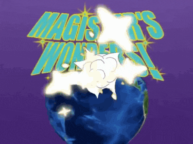 a purple background with the words magister 's wonders above the earth