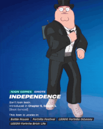 a cartoon of peter griffin wearing a top hat