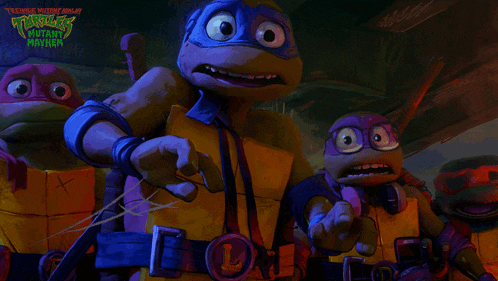 Scared Leonardo GIF