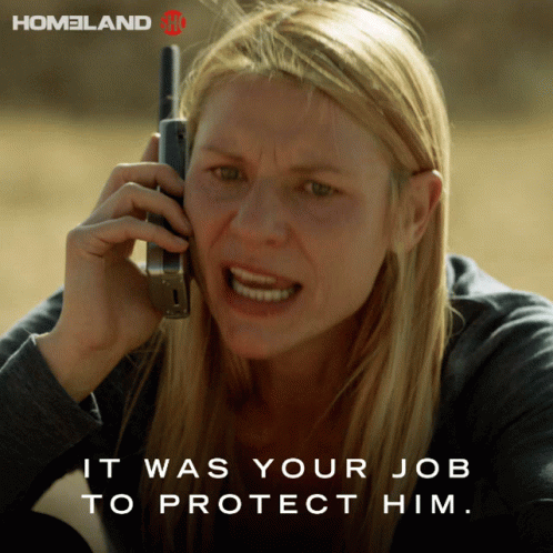 It Was Your Job To Protect Him Claire Danes GIF - It Was Your Job To Protect Him Claire Danes Carrie Mathison GIFs