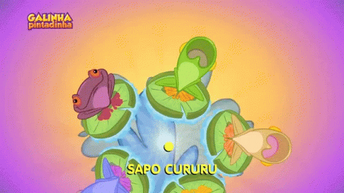 Sapo Cururu Little Frogs GIF - Sapo Cururu Little Frogs Colorful Frogs GIFs