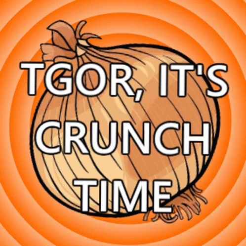Crunch Time Tgor GIF - Crunch Time Tgor The Ghost Show GIFs